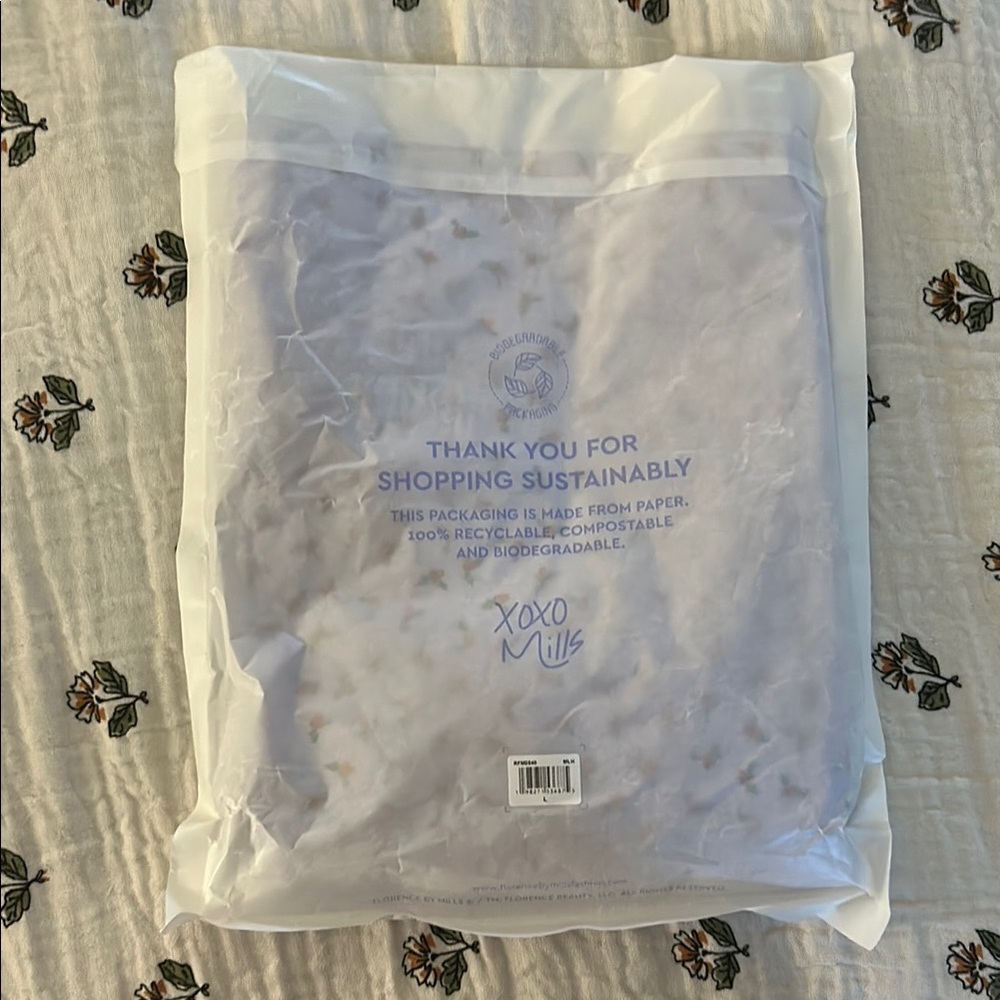 Florence by Mills Sold Out Pajama Set Size Large (Long Sleeve Top + Bottom)